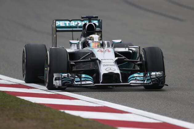 Motorsports: FIA Formula One World Championship 2014, Grand Prix of China, 44 Lewis Hamilton (GBR, Mercedes AMG Petronas F1 Team), xHOCHxZWEIx