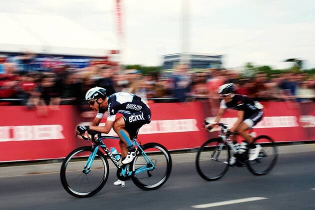 Amstel Gold Race am 20.04.2014 mit Start in Maastricht und Ziel in Valkenburg. Tony Martin im Zielbereich.