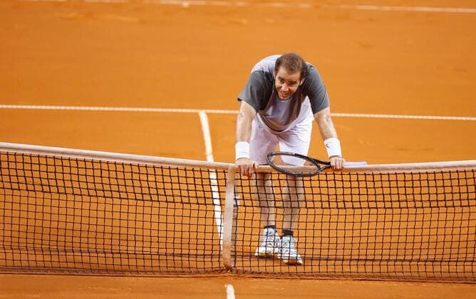 Pete SAMPRAS, USA und Carlos MOYA, ESP im Rahmen der Behrenberg Classics Turnier WTA Tennis Damen Damen Tennis Grand Prix Porsche in Stuttgart , 21.04.2014