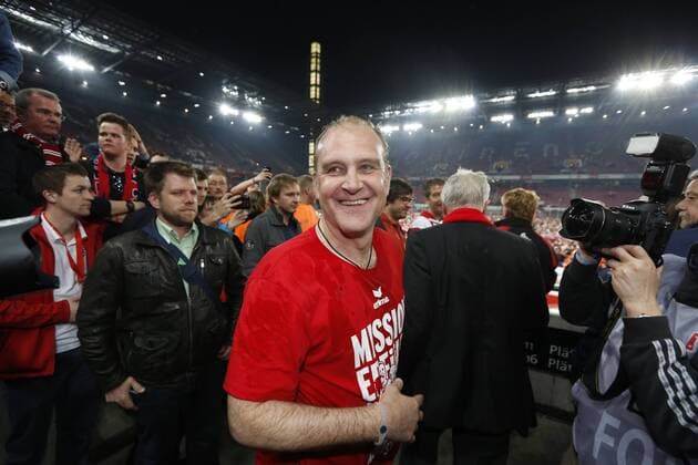 Sportlicher Leiter, Manager Jörg Schmadtke (1. FC Köln) 1. FC Köln vs VfL Bochum --- Fussball --- 2.Bundesliga --- 21.04.2014 , EP_JSE