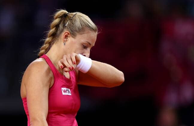 Stuttgart Tennis 37. Porsche Tennis Grand Prix 2014, Angelique Kerber (GER) enttäuscht