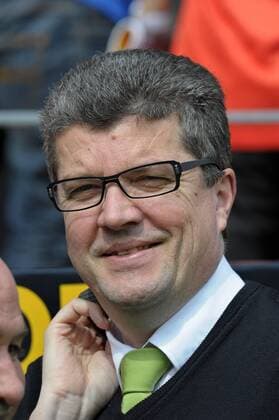 26.04.2014, Fussball 1.Bundesliga 2013 2014, 32.Spieltag, 1. FSV Mainz 05 gegen 1. FC Nürnberg, in der Coface-Arena in Mainz, Schiedsrichterbeobachter Herbert Fandel (Deutschland). 