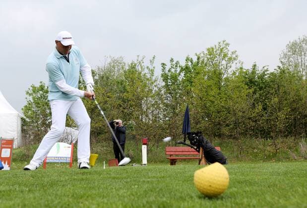 8.Thüringer Charity Open 01.05.14 , Mühlberg, Golfresort Gut Ringhofen, 8. Thüringer Charity Open , Golf-Benefiz-Turnier mit hochkarätiger Prominentenbesetzung im Bild: Axel Schulz