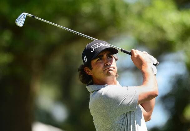 May 3, 2014 - Charlotte, NC, USA - Martin Flores drives the ball from the 6th tee during the third round of the Wells Fargo Championship at Quail Hollow Club in Charlotte, N.C., on Saturday, May 3, 2014. Wells Fargo Championship, Round 3 - ZUMAm67
