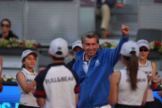 Madrid, Spain. May 3th 2014: Manolo Santana, (Photo: IvanxAbanadesxMedina). 