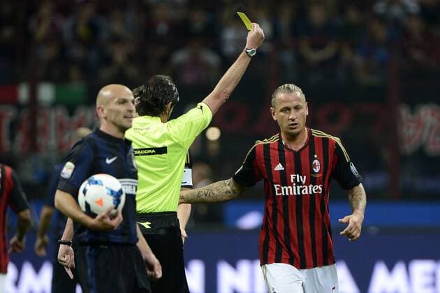 Philippe Mexes Milan Milano 04-05-2014 Stadio Giuseppe Meazza - Football 2013 2014 Serie A, AC Milan vs. Inter Mailand giuseppexceleste