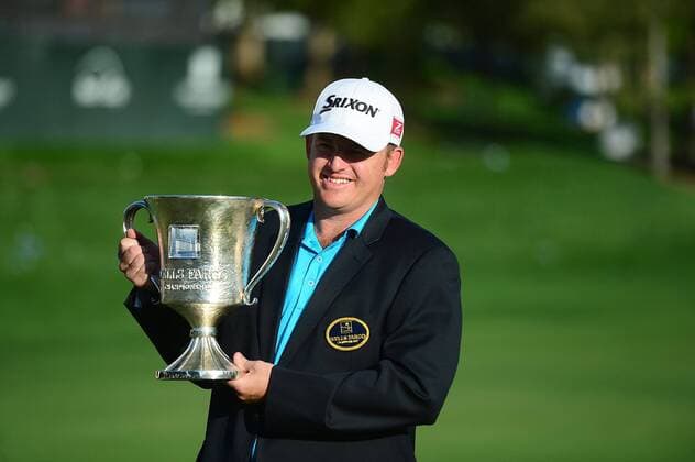 May 4, 2014 - Charlotte, NC, USA - J.B. Holmes wins the Wells Fargo Championship at Quail Hollow Club in Charlotte, N.C., on Sunday, May 4, 2014. Wells Fargo Championship - ZUMAm67