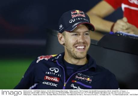 Motorsports: FIA Formula One World Championship 2014, Grand Prix of Spain, 1 Sebastian Vettel (GER, Infiniti Red Bull Racing), xHOCHxZWEIx