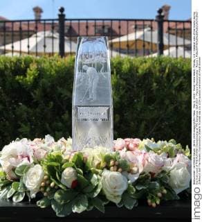 May 8, 2014 - Ponte Vedra Beach, Florida, U.S - General view of the trophy during the first round of THE PLAYERS Championship at TPC Sawgrass. Golf 2014 - Players Championship - Round 1 - ZUMAw10