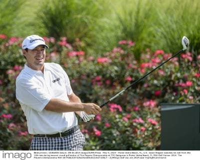 May 9, 2014 - Ponte Vedra Beach, FL, U.S: Jason Wagner watches his ball from the 18th tee during second round golf action of The Players Championship at TPC Sawgrass in Ponte Vedra Beach, FL PGA Golf Herren 2014: The Players Championship MAY 09 - ZUMAcg2