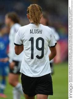 08.05.2014, Fussball, Saison 2013-2014, WM - Qualifikation Frauen, Gruppenspiele, Deutschland - Slowakei 9-1, Fatmire Alushi (Deutschland)