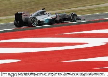 Motorsports: FIA Formula One World Championship 2014, Grand Prix of Spain, 44 Lewis Hamilton (GBR, Mercedes AMG Petronas F1 Team), xHOCHxZWEIx