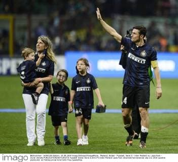 Mailand, Italien - Fussball, Serie A - Inter Mailand vs. Lazio Rom - Javier Zanetti 