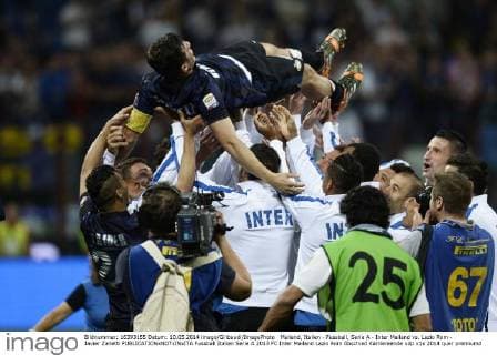 Mailand, Italien - Fussball, Serie A - Inter Mailand vs. Lazio Rom - Javier Zanetti 