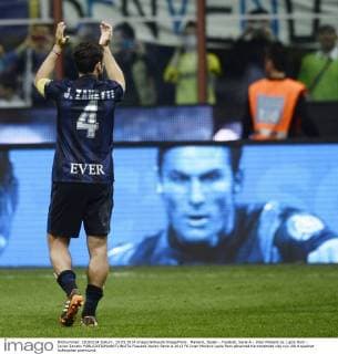 Mailand, Italien - Fussball, Serie A - Inter Mailand vs. Lazio Rom - Javier Zanetti 
