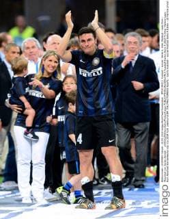 IPP20140511 Football - soccer: Serie A, Inter Mailand - Lazio Rom - Abschied von Javier Zanetti xHOCHxZWEIx xItalyxPhotoxPressx 