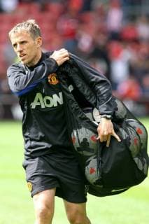 Football - 2013 2014 Premier League - Southampton vs. Manchester United Manchester United First Team Coach Phil Neville 