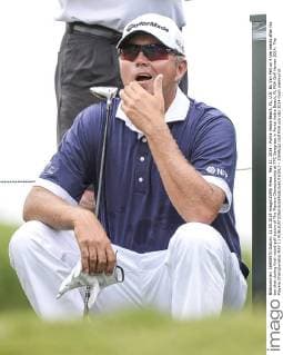 May 11, 2014 - Ponte Vedra Beach, FL, U.S: Bo Van Pelt on 4 tee reacts after his tee shot during final round golf action of The Players Championship at TPC Sawgrass in Ponte Vedra Beach, FL PGA Golf Herren 2014: The Players Championship MAY 11 - ZUMAcg2