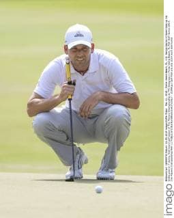 May 11, 2014 - Ponte Vedra Beach, FL, U.S: Sergio Garcia of Spain lines up his birdie putt on 7 during final round golf action of The Players Championship at TPC Sawgrass in Ponte Vedra Beach, FL PGA Golf Herren 2014: The Players Championship MAY 11 - ZUMAcg2