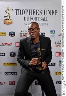 Diafra Sakho (Beste Spieler Ligue 2) - Verleihung der Trophäe der UNFP (Trophee UNFP du Football) - 11 05 2014 AnthonyBIBARD FEP Panoramic 