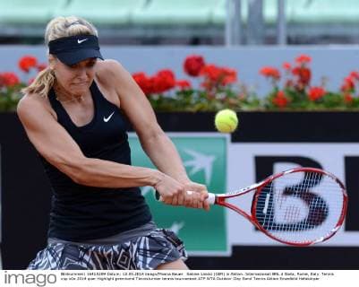Sabine Lisicki (GER) in Aktion. Internazionali BNL d Italia, Rome, Italy.