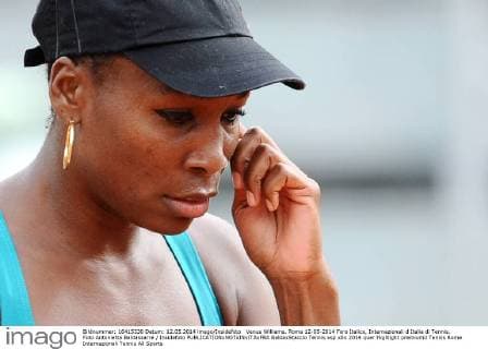 Venus Williams. Roma 12-05-2014 Foro Italico, Internazionali d Italia di Tennis. Foto Antonietta Baldassarre Insidefoto BaldaxStaccio