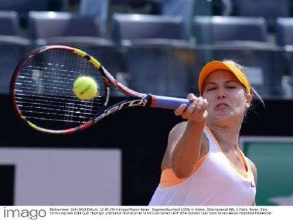 Eugenie Bouchard (CAN) in Aktion. Internazionali BNL d Italia, Rome, Italy.