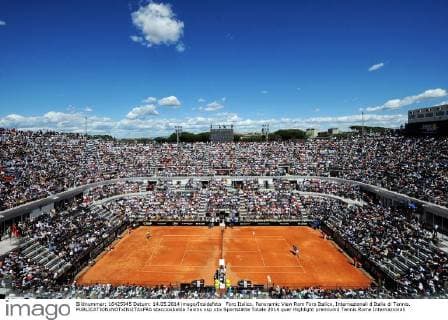 Foro Italico. Panoramic View Rom Foro Italico, Internazionali d Italia di Tennis. staccioxbalda