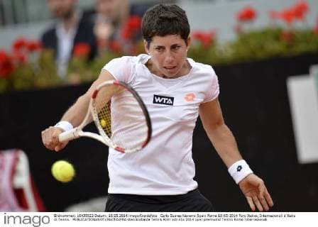 Carla Suarez Navarro Spain Roma 16-05-2014 Foro Italico, Internazionali d Italia di Tennis. staccioxbalda