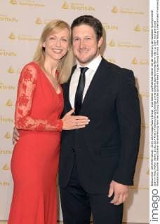Inge Steiner und Matthias Steiner bei der Verleihung der Goldenen Sportpyramide 2014 im Hotel Adlon. Berlin, 16.05.2014 Foto:xFredericx xFuturexImage