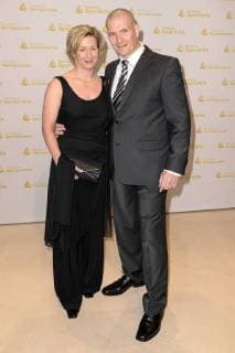 Claudia Pechstein mit Freund Matthias Grosse bei der Verleihung der Goldenen Sportpyramide 2014 im Hotel Adlon. Berlin, 16.05.2014 Foto:xFredericx xFuturexImage