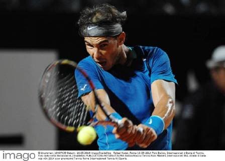 Rafael Nadal. Roma 16-05-2014 Foro Italico, Internazionali d Italia di Tennis. Foto Antonietta Baldassarre Insidefoto BaldaxStaccio