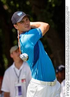 18 May 2014: Martin Kaymer of Germany hits his opening drive on 1 during the final round of the HP Byron Nelson Championship held at the TPC Four Seasons Resort in Irving, TX. GOLF: MAY 18 PGA Golf Herren - HP Byron Nelson Championship - Final Round Icon140518077 EDITORIAL USE ONLY