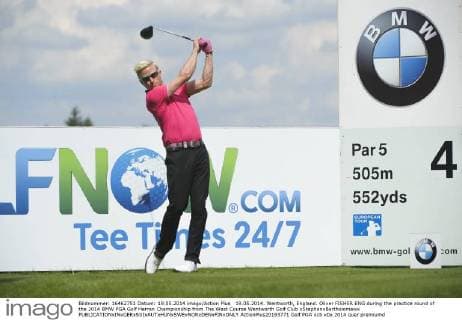 19.05.2014. Wentworth, England. Oliver FISHER ENG during the practice round of the 2014 BMW PGA Golf Herren Championship from The West Course Wentworth Golf Club xStephenxBartholomewx  ActionPlus20193771
