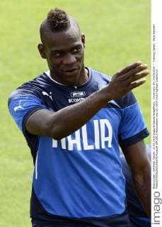 Coverciano (Fi) 22 05 2014 - Training Italien; Mario Balotelli 