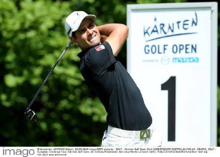 GOLF - Kärnten Golf Open 2014 GOEDERSDORF,AUSTRIA,22.MAI.14 - DIVERS, GOLF - European Challenge Tour, Kärnten Golf Open, GC Schloss Finkenstein. Bild zeigt Moritz Lampert (GER). 