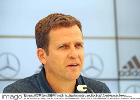 Nationalmannschaftsmanager Oliver Bierhoff - Pressekonferenz der Deutschen Nationalmannschaft zur WM-Vorbereitung in St. Martin