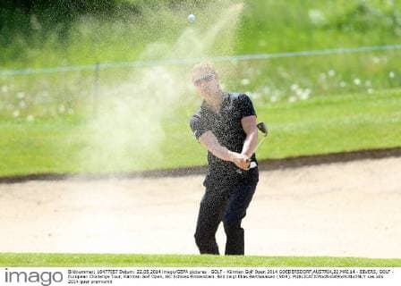 GOLF - Kärnten Golf Open 2014 GOEDERSDORF,AUSTRIA,22.MAI.14 - DIVERS, GOLF - European Challenge Tour, Kärnten Golf Open, GC Schloss Finkenstein. Bild zeigt Elias Bertheussen (NOR). 