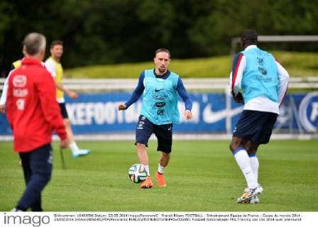Franck Ribery FOOTBALL : Entrainement Equipe de France - Coupe du monde 2014 - 23 05 2014 AnthonyBIBARD FEP Panoramic 