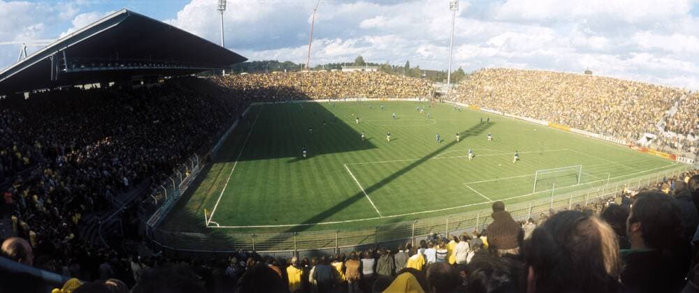 Bökelbergstadion in Mönchengladbach, Heimspielstätte des VfL Borussia