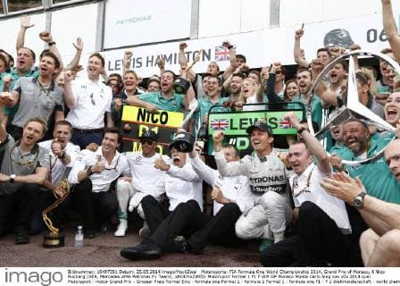 Motorsports: FIA Formula One World Championship 2014, Grand Prix of Monaco, 6 Nico Rosberg (GER, Mercedes AMG Petronas F1 Team), xHOCHxZWEIx