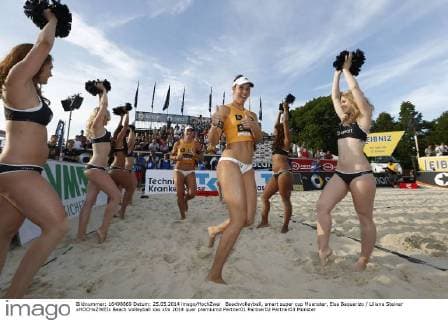 Beachvolleyball, smart super cup Muenster, Elsa Baquerizo Liliana Steiner xHOCHxZWEIx