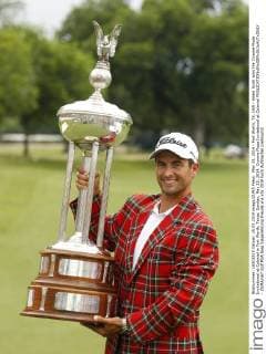 May 25, 2014 - Fort Worth, TX, USA - Adam Scott wins the Crowne Plaza Invitational at Colonial in Fort Worth, Texas, Sunday, May 25, 2014. Crowne Plaza Invitational at Colonial - ZUMAm67