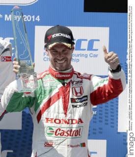 18- Tiago Monteiro- Honda Racing Team JAS- Honda Civic WTCC AUTOMOBILE : WTCC Salzbourg - 25 05 2014 SPresse Panoramic 