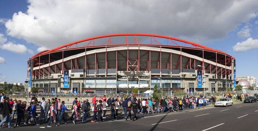 Das Estadio Da Luz in Lissabon. Stadion von Benfica Lissabon. Lissabon, POR, 24.05.2014 , Finale, Fussball-Champions League 2014.