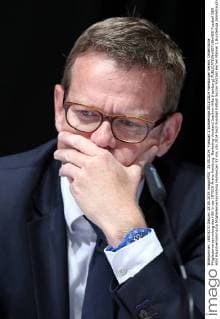 25.05.2014, Fussball 1.Bundesliga 2013 2014 Hamburger Verein, Ordentliche Mitgliederversammlung des HSV in der IMTECH-Arena Hamburg. Marketing-Vorstand Joachim Hilke (Hamburg) 