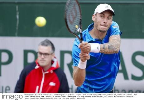 TENNIS - ATP, French Open 2014 PARIS,FRANKREICH,27.MAI.14 - TENNIS - ATP Tennis Herren World Tour, Grand Slam, Roland Garros, French Open. Bild zeigt Andreas Haider-Maurer (AUT). 
