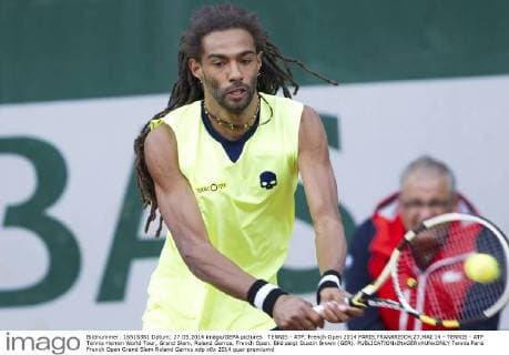 TENNIS - ATP, French Open 2014 PARIS,FRANKREICH,27.MAI.14 - TENNIS - ATP Tennis Herren World Tour, Grand Slam, Roland Garros, French Open. Bild zeigt Dustin Brown (GER). 