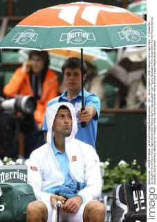 Foto : Novak Djokovic (SRB) Tennis French Open Paris , 1. Runde Mo. 26.05.2014