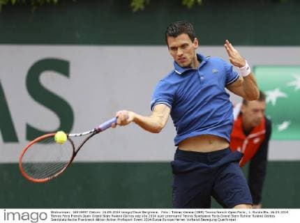 Foto : Tobias Kamke (GER) Tennis French Open Paris , 1. Runde Mo. 26.05.2014